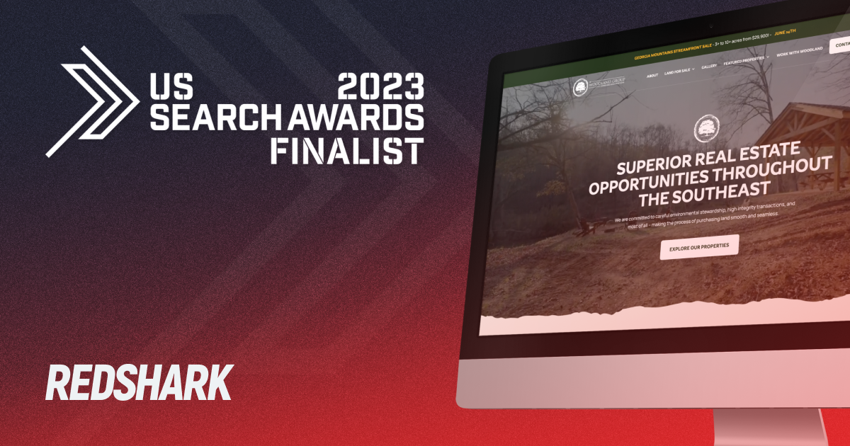 Image: Red Shark Digital Shortlisted for the US Search Awards